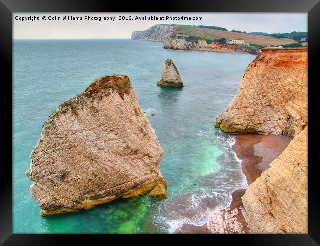 Freshwater Bay Isle of Wight Framed Print by Colin Williams Photography