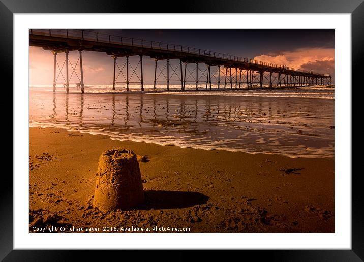 King of the Castle Framed Mounted Print by richard sayer