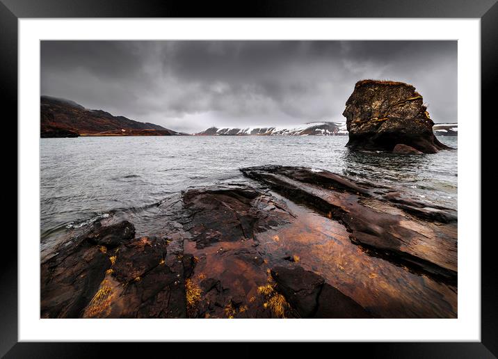 Kleifarvatn Lake Framed Mounted Print by Svetlana Sewell