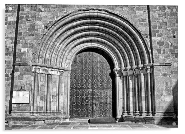 Gates of old Church  Acrylic by Igor Krylov