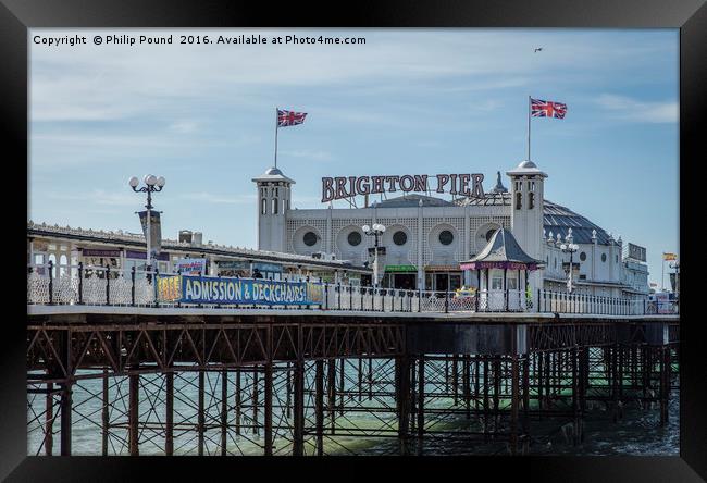 Brighton Pier Framed Print by Philip Pound