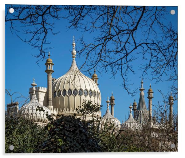 The Royal Pavilion Dome Brighton Acrylic by Philip Pound