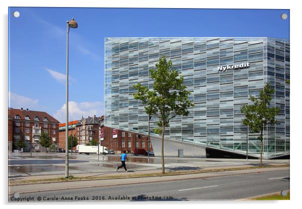 Commercial Architecture, Copenhagen, Denmark Acrylic by Carole-Anne Fooks