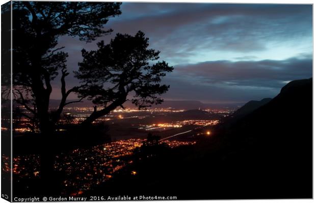 View From The Darkness Canvas Print by Gordon Murray