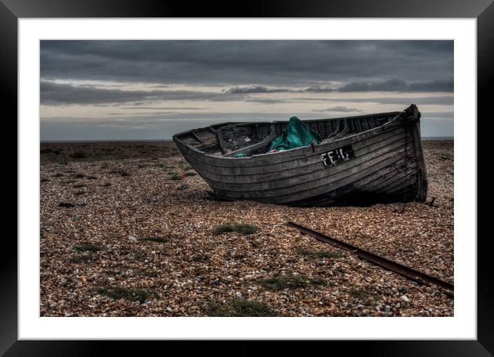 Dungeness at Sunset Framed Mounted Print by Jessica Leader