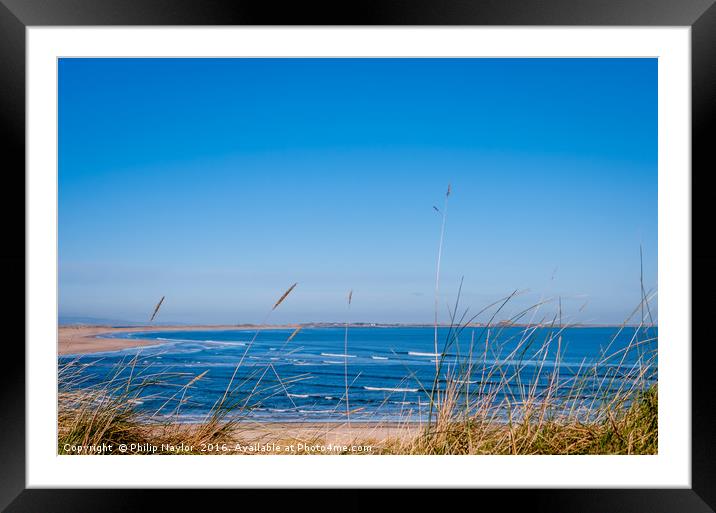 Dunes to the Bay.......... Framed Mounted Print by Naylor's Photography