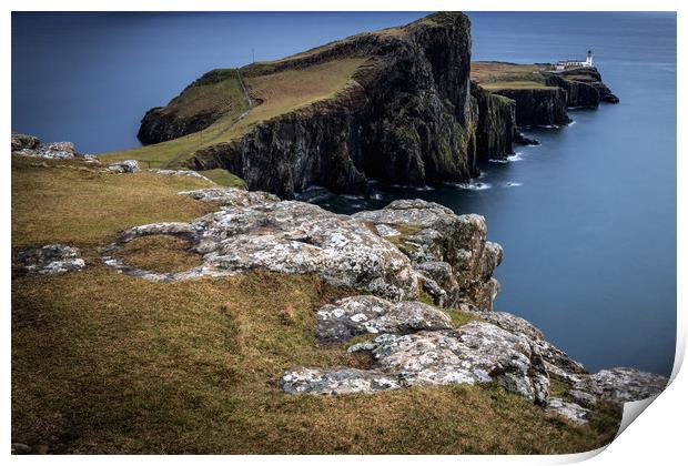 Neist point lighthouse  Print by chris smith