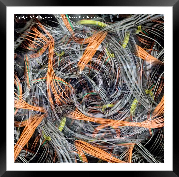 Cablestorm Today Framed Mounted Print by Florin Birjoveanu