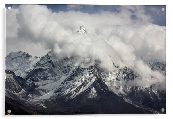 Himalayas... Acrylic by Sergey Fedoskin