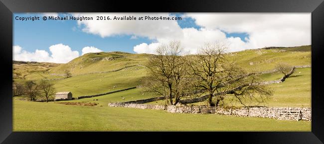 Glorious Malham Framed Print by Michael Houghton
