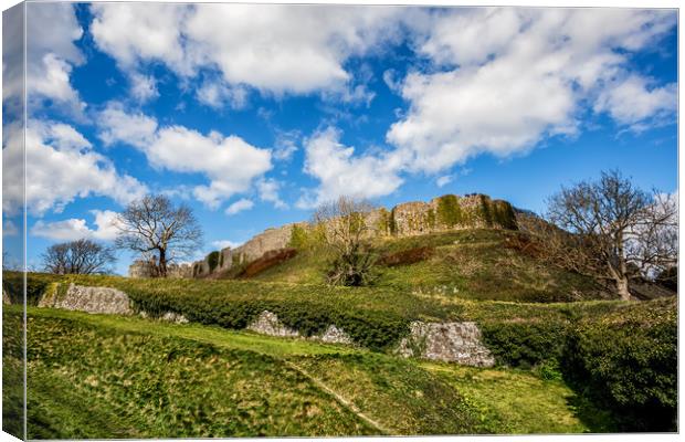 Carisbrooke Castle Isle Of Wight Canvas Print by Wight Landscapes