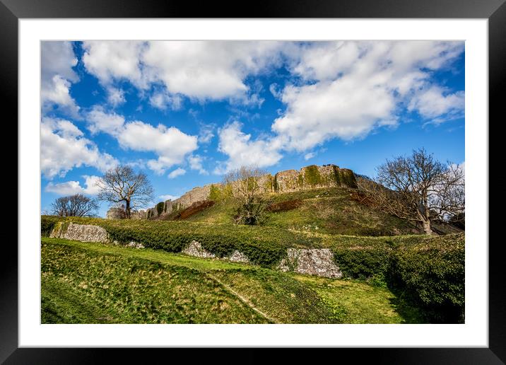 Carisbrooke Castle Isle Of Wight Framed Mounted Print by Wight Landscapes