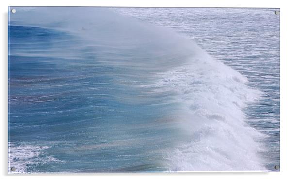 Hidden Surfers, Newquay Acrylic by Michelle O'Shea