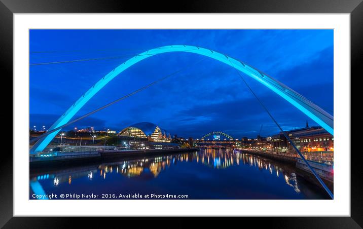 Night in the City............... Framed Mounted Print by Naylor's Photography
