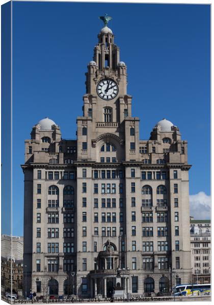 Iconic Liverpool Landmark Canvas Print by Sean Foreman