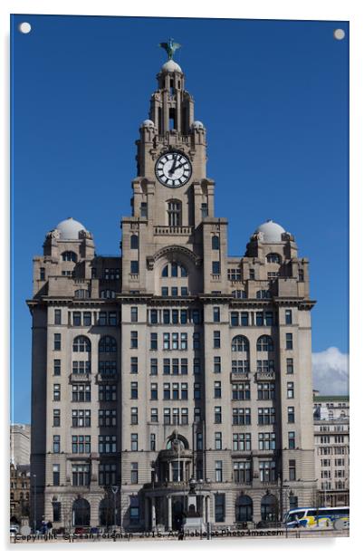 Iconic Liverpool Landmark Acrylic by Sean Foreman