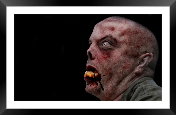 Male Zombie Framed Mounted Print by William AttardMcCarthy