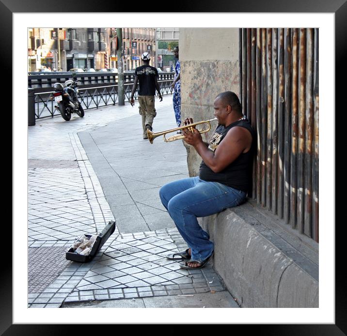 Jazz in the street Framed Mounted Print by Igor Krylov