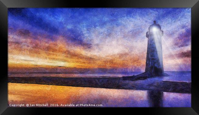 Talacre Lighthouse Framed Print by Ian Mitchell