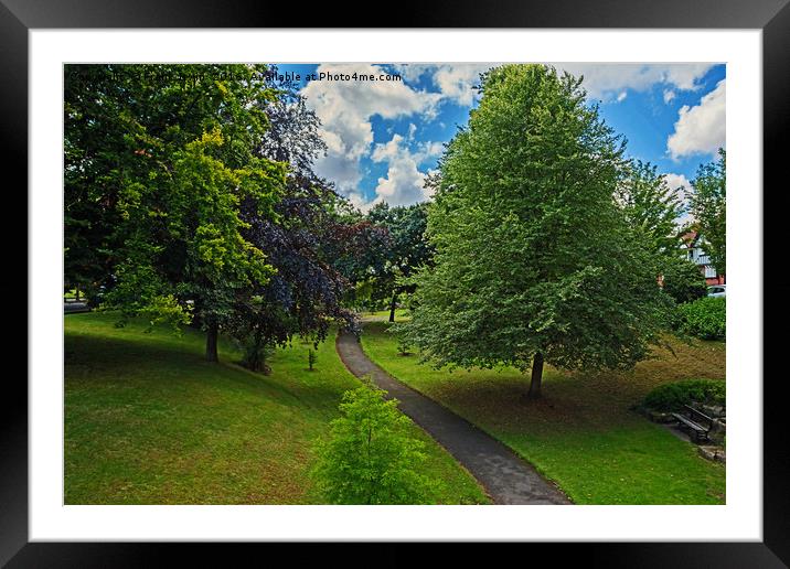 Port Sunlight Dell Framed Mounted Print by Frank Irwin