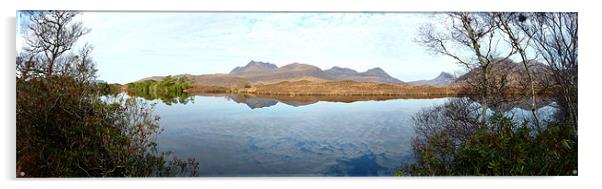 Ullapool Loch Acrylic by MARTIN DOLMAN