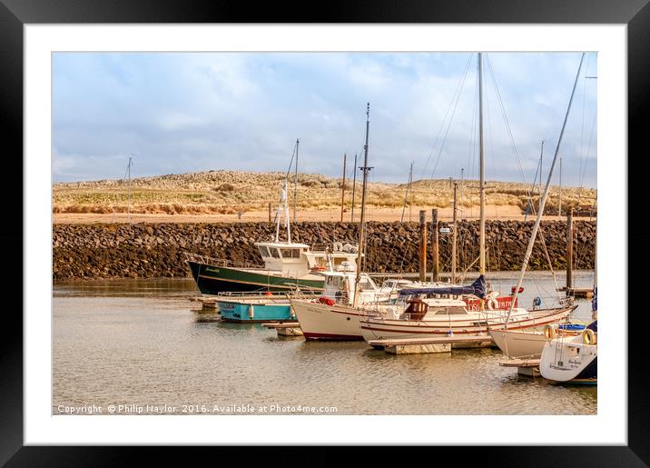  Take an amble by Amble Marina............. Framed Mounted Print by Naylor's Photography