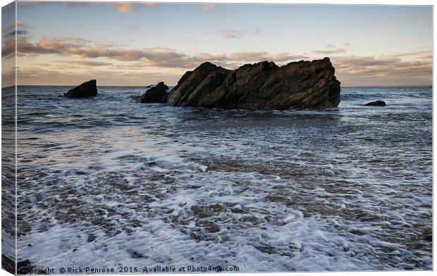 Evening Tide Canvas Print by Rick Penrose