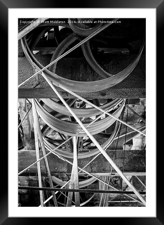 Stott Park Bobbin Mill Framed Mounted Print by Scott Middleton