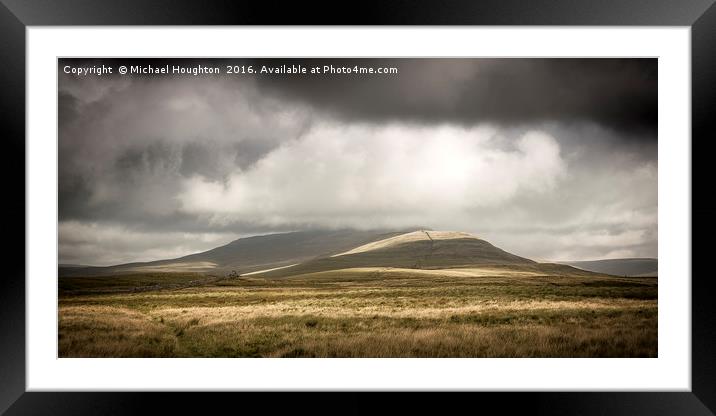 Whernside Framed Mounted Print by Michael Houghton