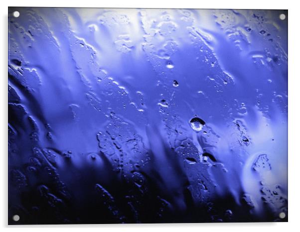 Water drops Acrylic by Martine Boer - Reid