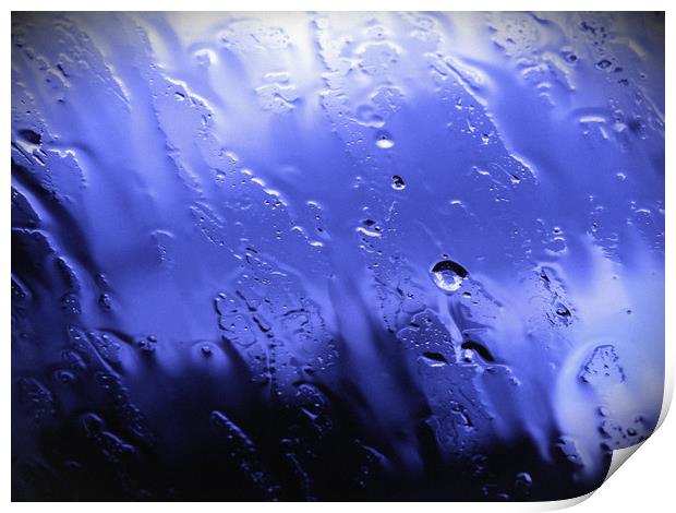 Water drops Print by Martine Boer - Reid