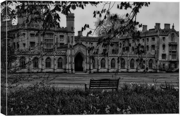 Spring at St. Johns College Canvas Print by Nick Wardekker