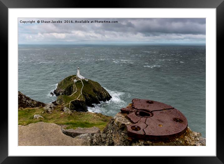 South Stack Lighthouse  Framed Mounted Print by Shaun Jacobs