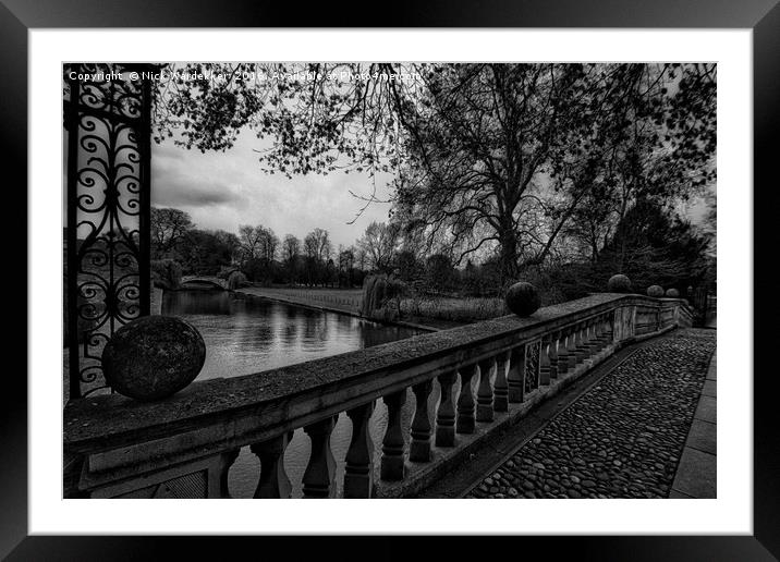 Dreaming by the River Camb. Framed Mounted Print by Nick Wardekker