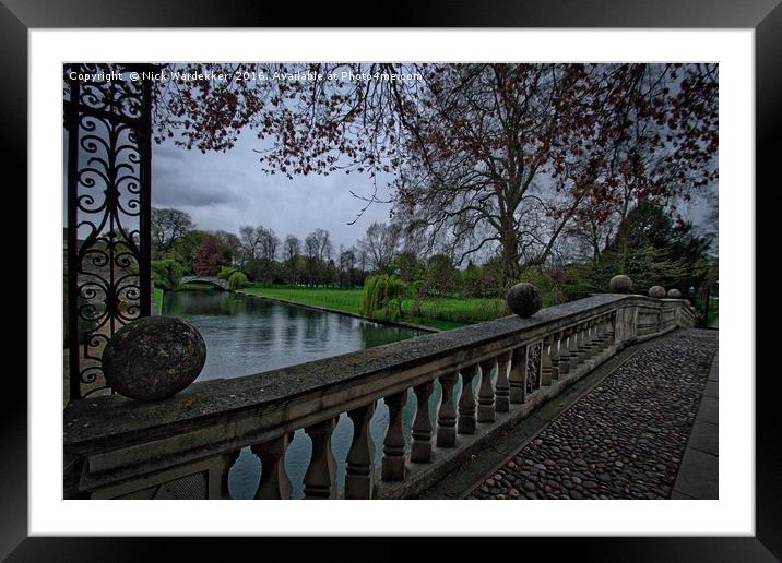 Dreaming by the River Camb. Colour Framed Mounted Print by Nick Wardekker