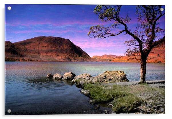 Crummock Water Acrylic by Kleve 