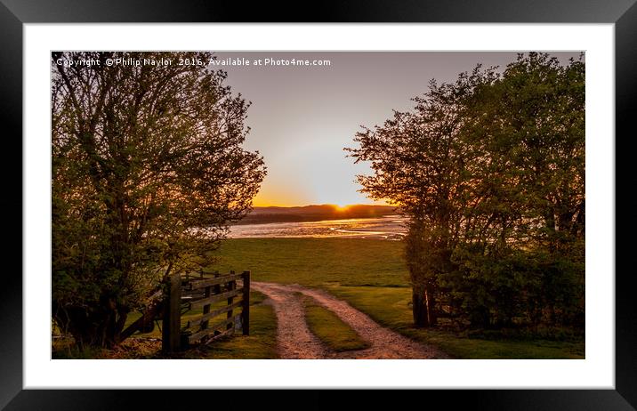 Gates of Heaven.......... Framed Mounted Print by Naylor's Photography