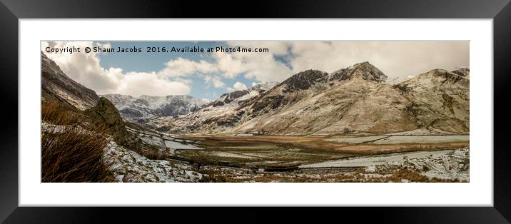 Snowdonia mountains  Framed Mounted Print by Shaun Jacobs