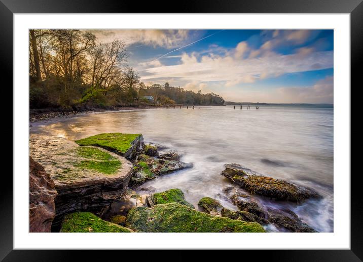 Players Beach Framed Mounted Print by Wight Landscapes