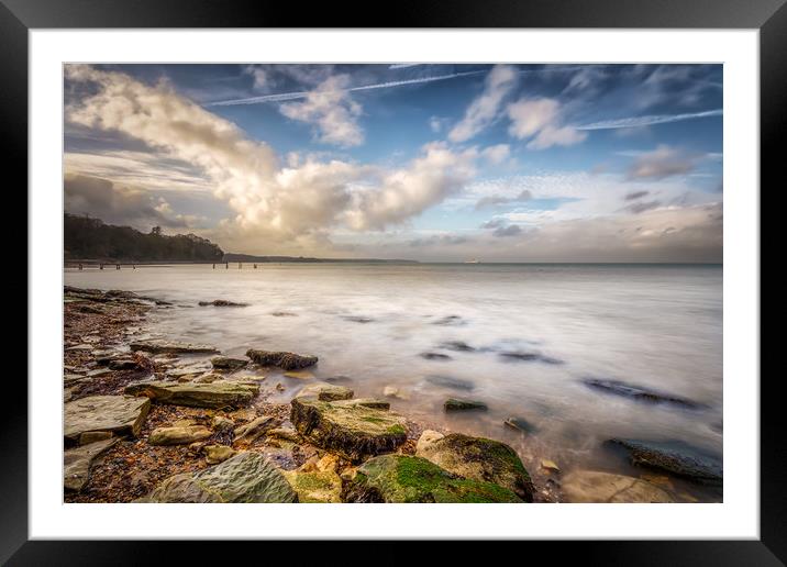 Players Beach #2 Framed Mounted Print by Wight Landscapes