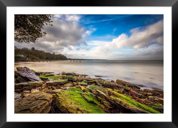 Players Beach #3 Framed Mounted Print by Wight Landscapes
