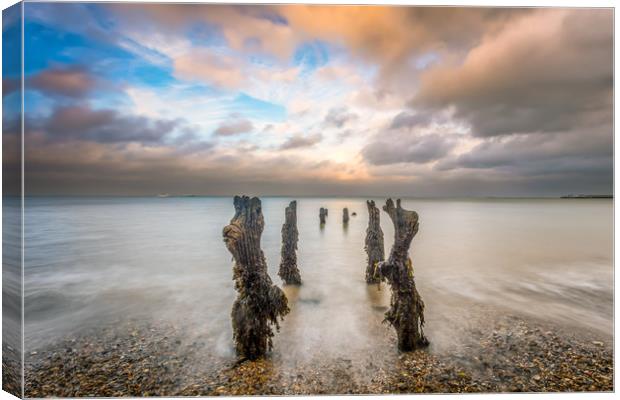 Ryde House Jetty #2 Canvas Print by Wight Landscapes