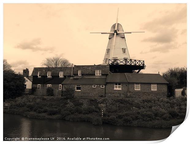 Rye Windmill  Print by Framemeplease UK