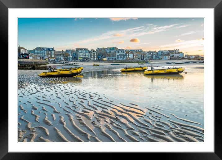 Porthminster Beach St Ives Framed Mounted Print by Michael Brookes