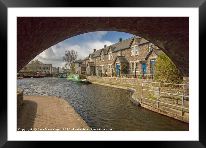Monmouthshire and Brecon Canal Framed Mounted Print by Sara Messenger