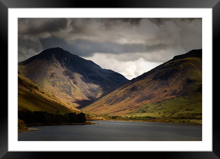 Great Gable Framed Mounted Print by Simon Wrigglesworth