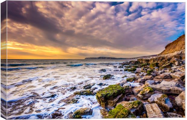 Hanover Point Isle Of Wight Canvas Print by Wight Landscapes