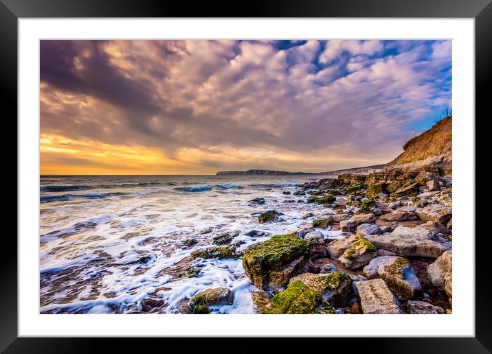 Hanover Point Isle Of Wight Framed Mounted Print by Wight Landscapes