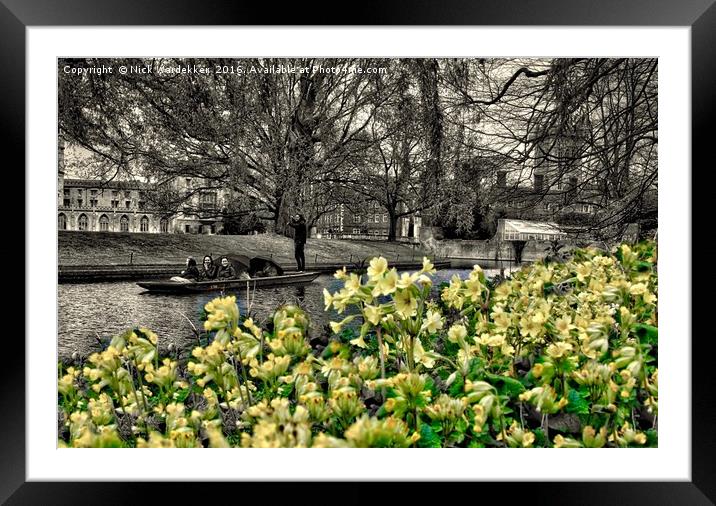 Cambridge Springtime Framed Mounted Print by Nick Wardekker