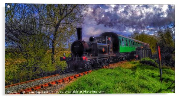 Kent and East Sussex Railway  Acrylic by Framemeplease UK